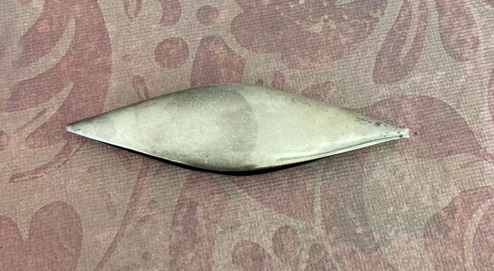 Webster Sterling Tatting Shuttle Leaf/Scroll Design, Antique