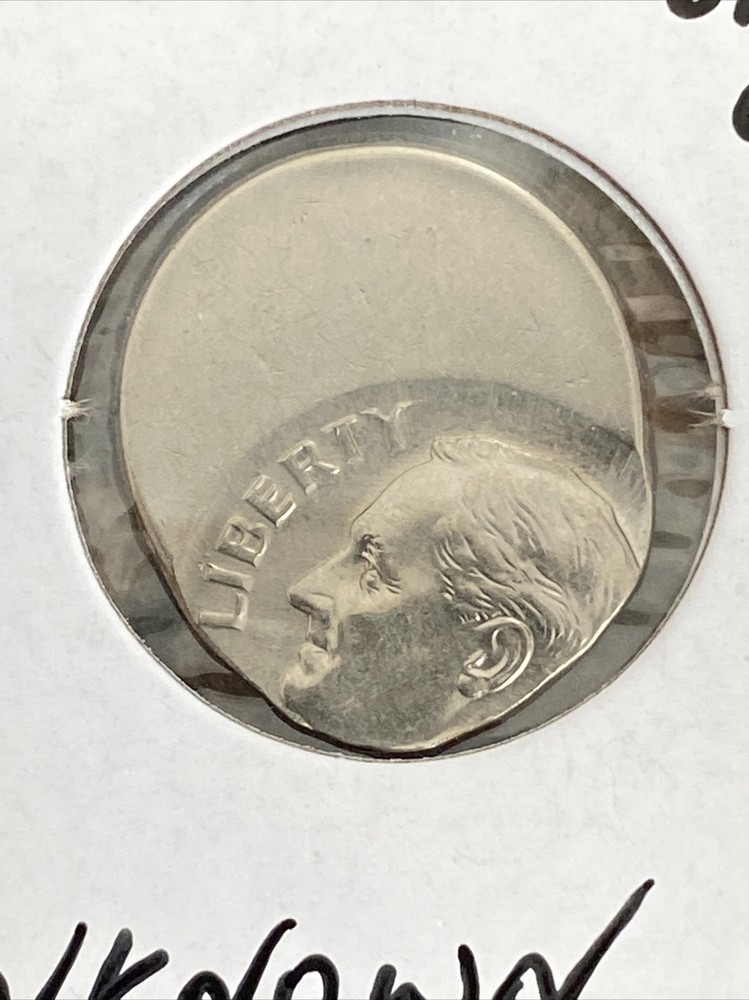 Roosevelt Dime 60% Off-Center Strike Error Unknown Date