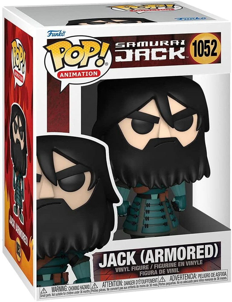 Funko Pop! Animation - Samurai Jack - Jack (Armored) #1052 MINT PACKAGING/BOXES