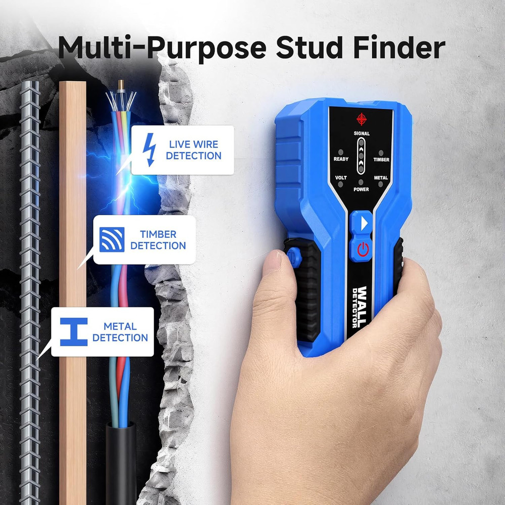 Stud Finder – Electronic Stud Detector with Smart Sensor, 3-In-1 Wall Scanner fo