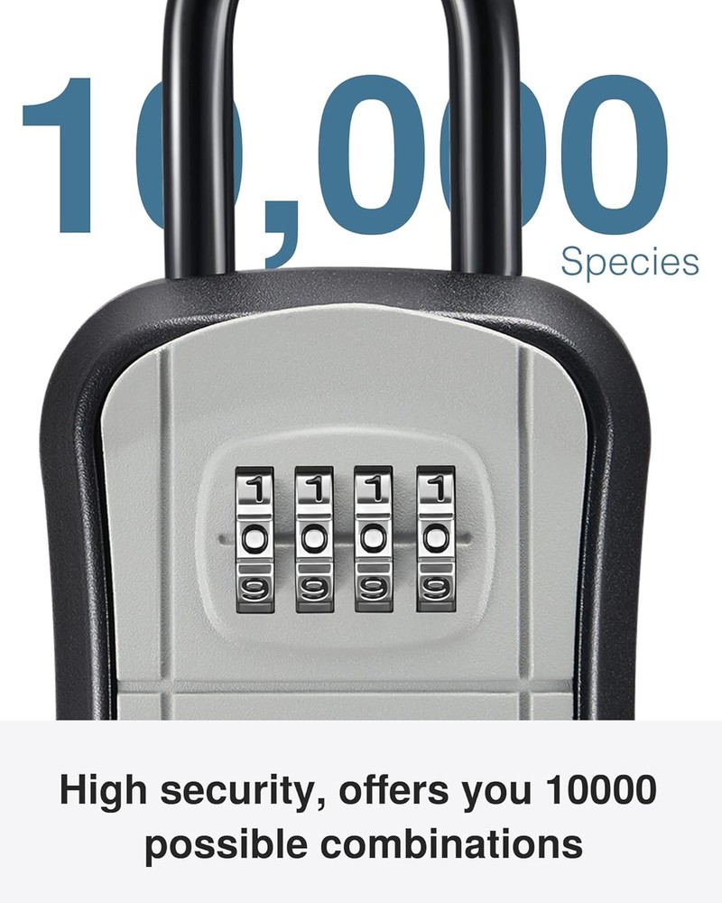 Puroma Key Lock Box Portable Combination 1 Pack