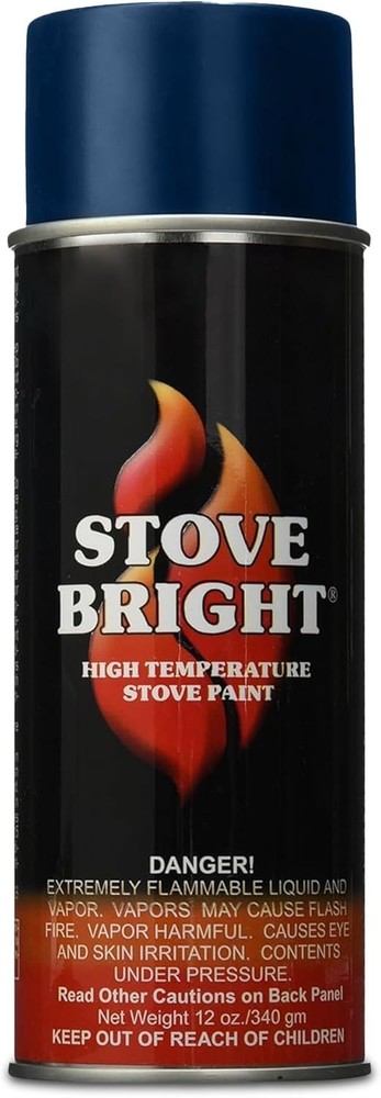 Metallic Blue High Temp Spray Paint - Rust Resistant