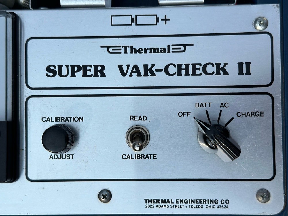 Thermal Engineering Co. Super Vak-Check II M# 14571 Leak Detection System