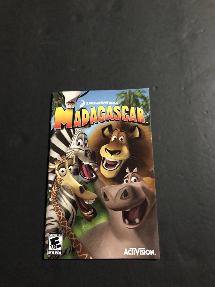 Madagascar ps2 Manual Only