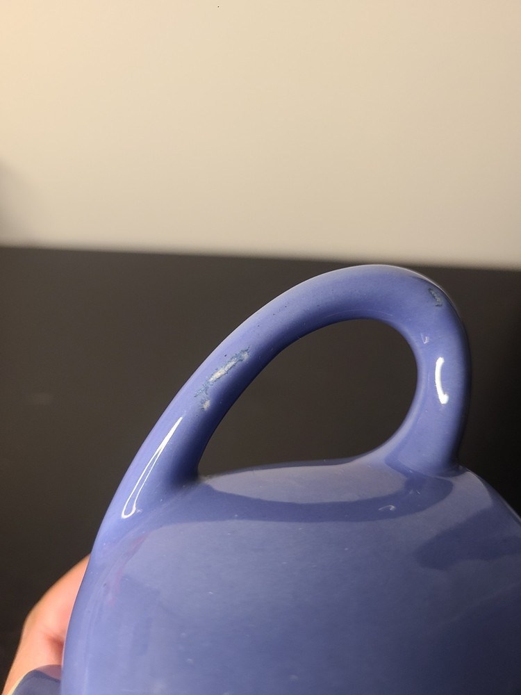 Vintage Periwinkle Pottery Creamer