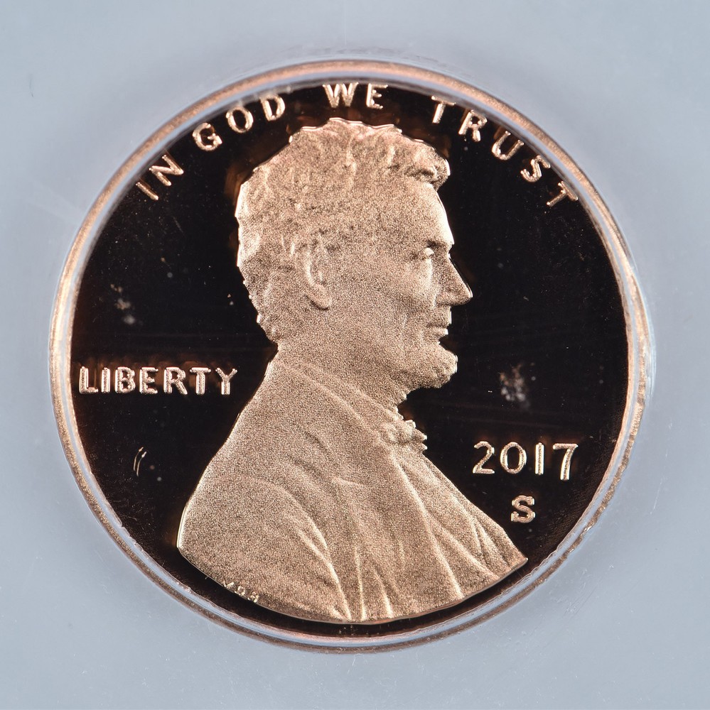 2017-S Lincoln Shield Cent PR70 DCAM ICG