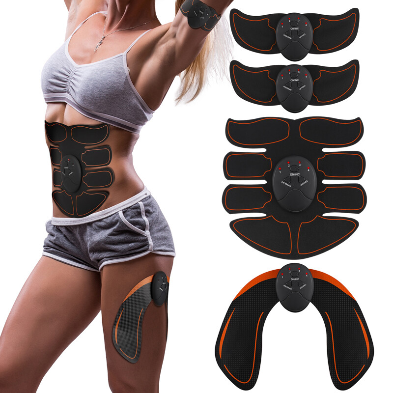 EMS ABS Muscle Trainer Abdominal Hip Buttocks Stimulator Electric Smart Training
