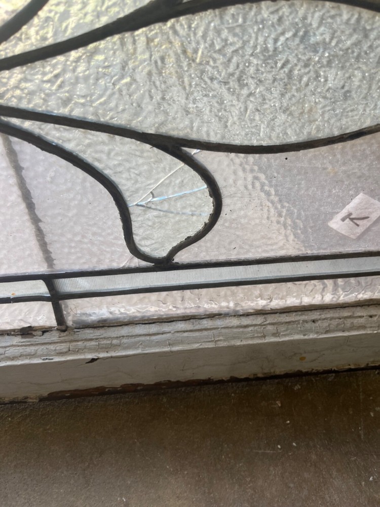 Leaded Glass Transom Window GA10321