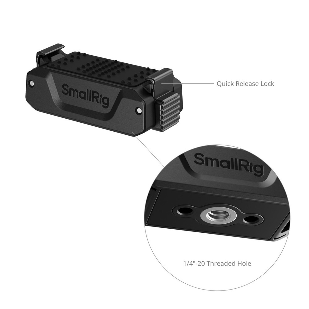 SmallRig Bidirectional Quick Release 1/4"-20 Thread Adapter Set for DJI Osmo Nan