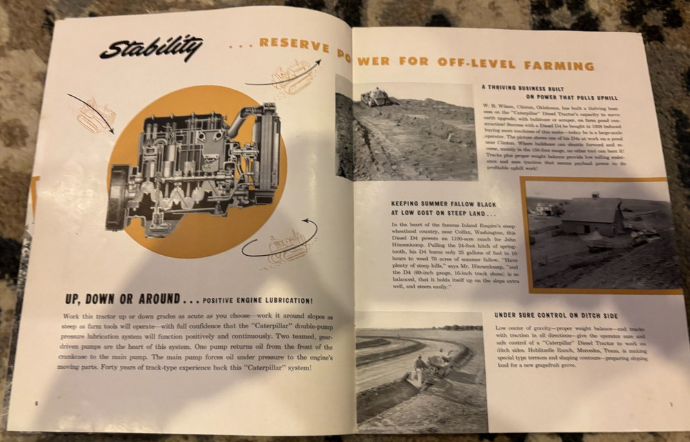 Caterpillar CAT Tilling Fields For Bigger Yields Brochure AMIL26
