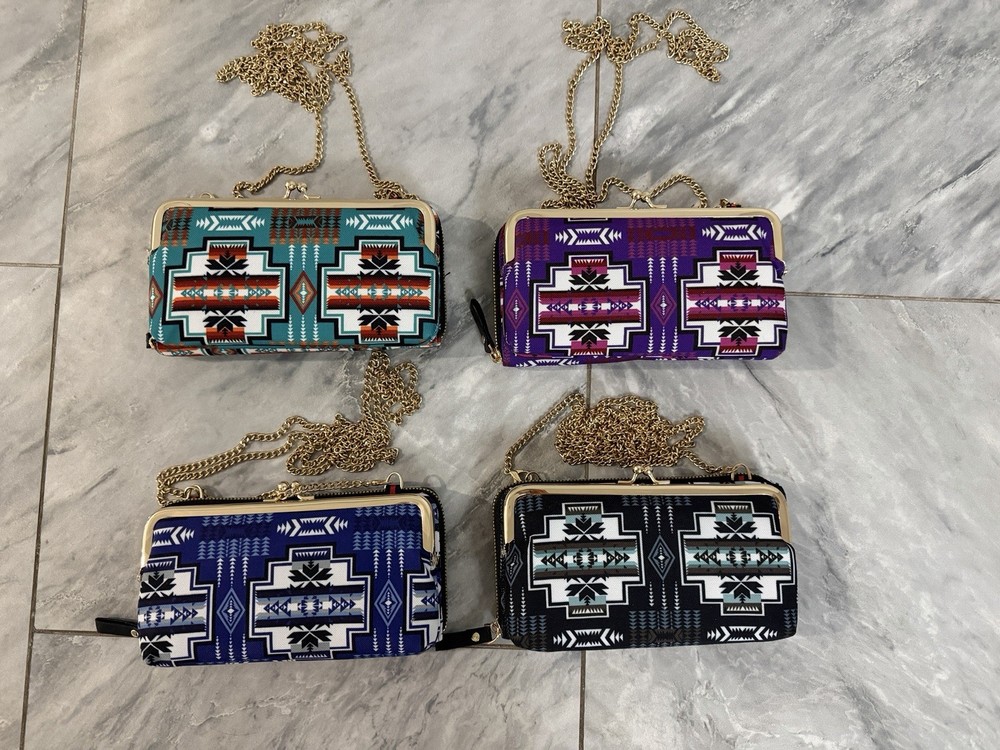 Southwest Design Wallet with chain