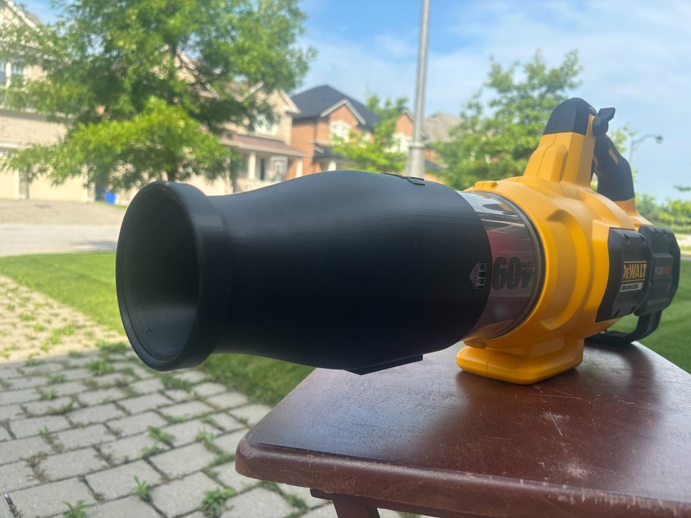 Compact Short Nozzle For DeWalt 60V DCBL772 and DCBL777 Leaf Blower