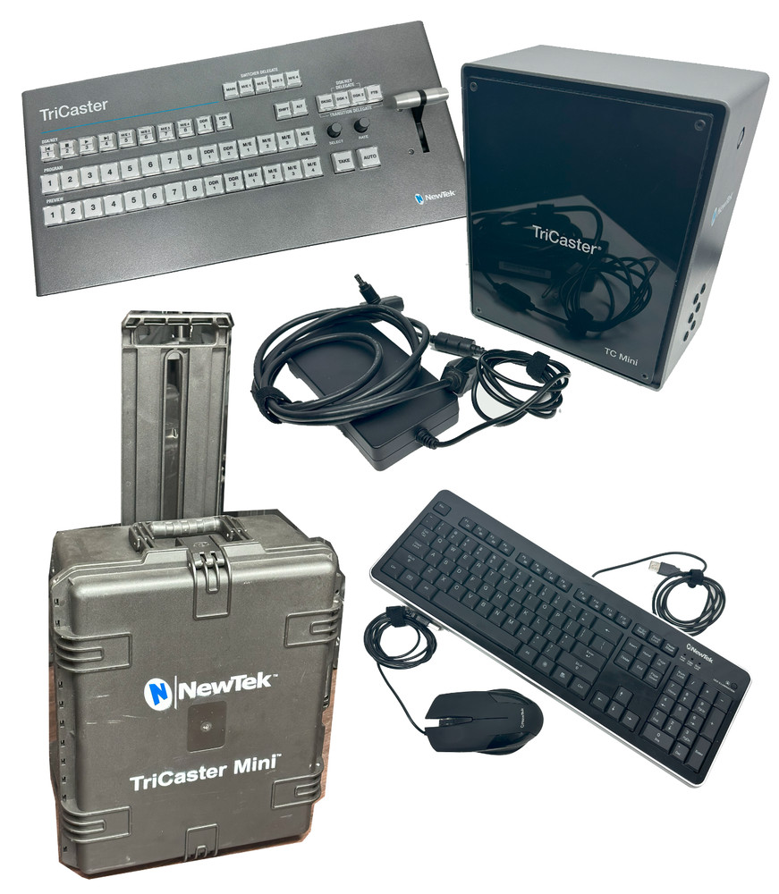 NewTek TriCaster Mini X HDMI Bundle with TriCaster Mini Control Surface