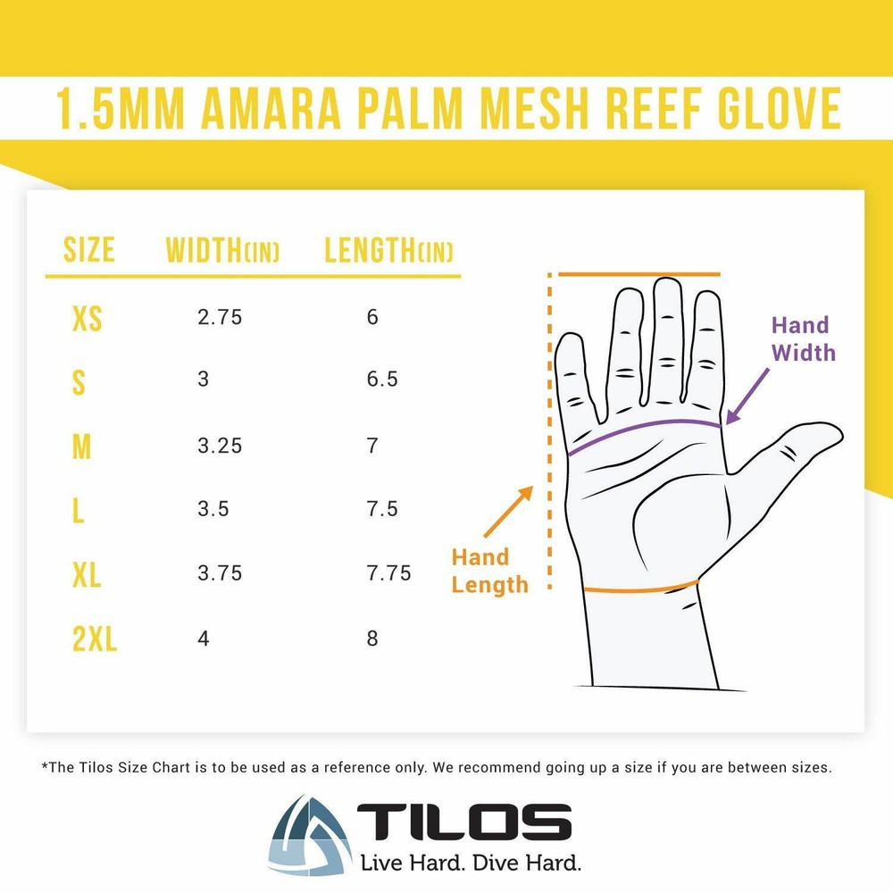 Tilos 1.5mm Tropical X Mesh Gloves