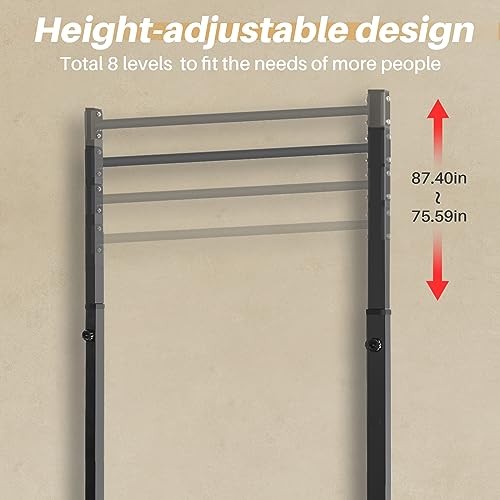 Pull Up Station, Power Tower Portable Pullup Bar Station, Pull Up Bar Black
