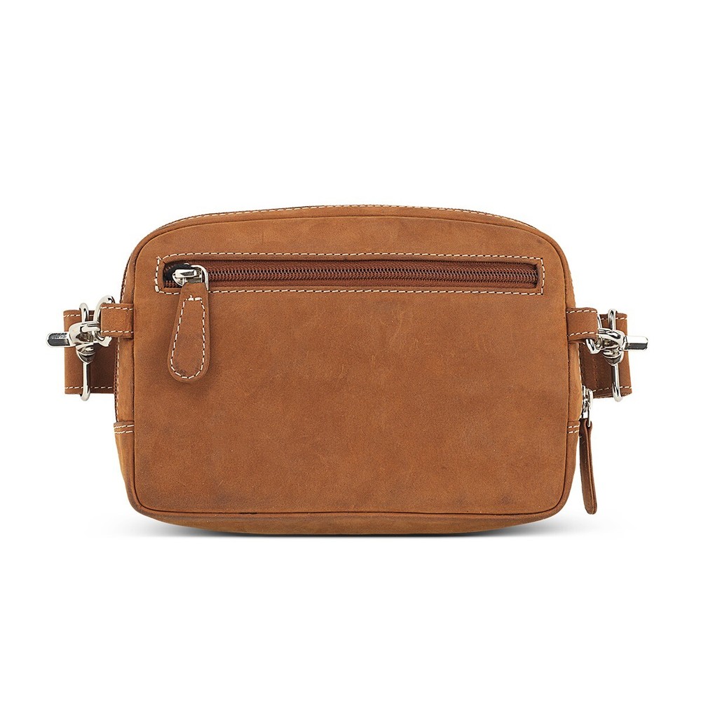 ARIAT Gwen Brown Leather Belt Bag