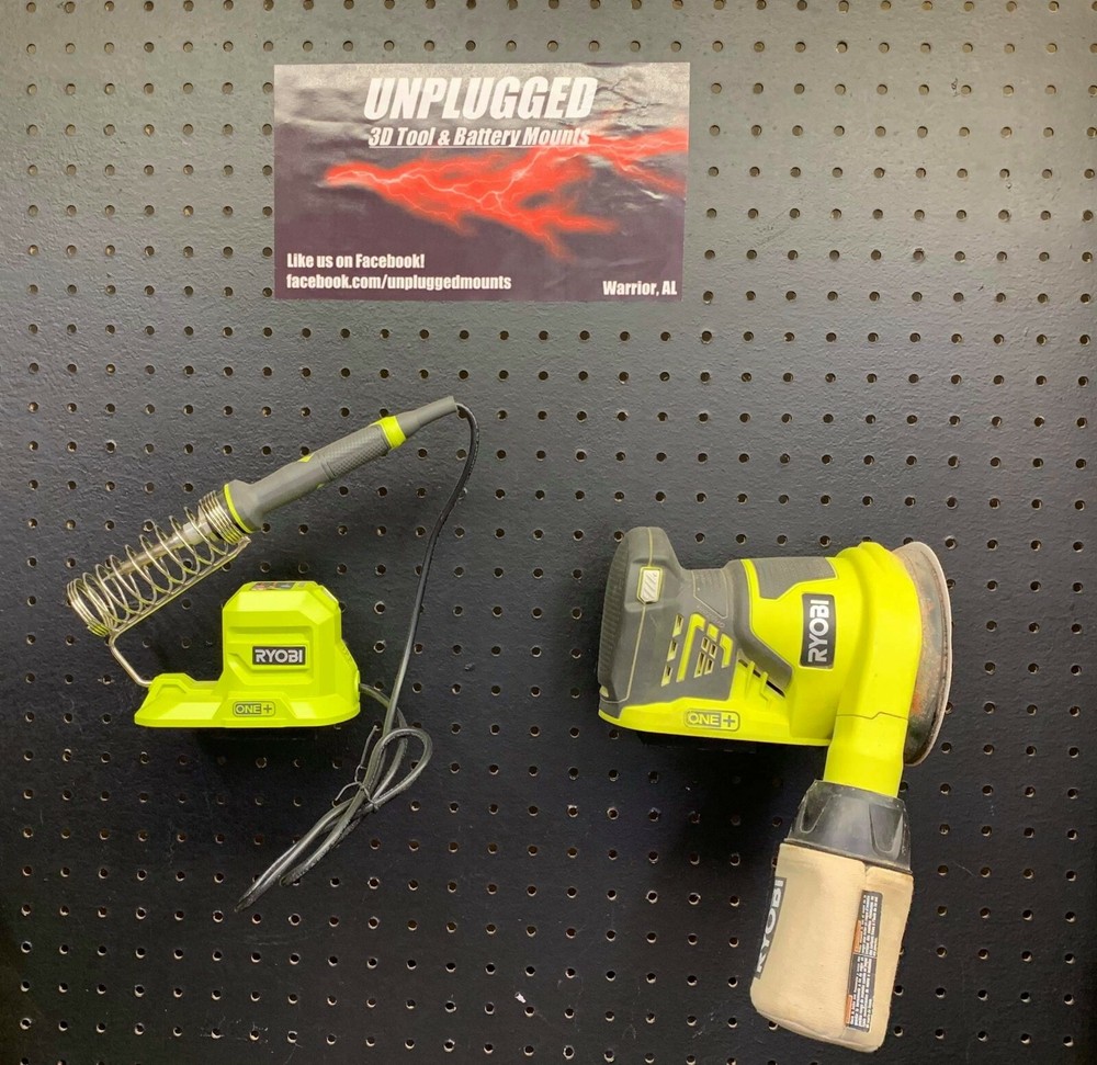 Tool Holder Wall Mount for Ryobi One+ 18V Optional Left/Right Orientation