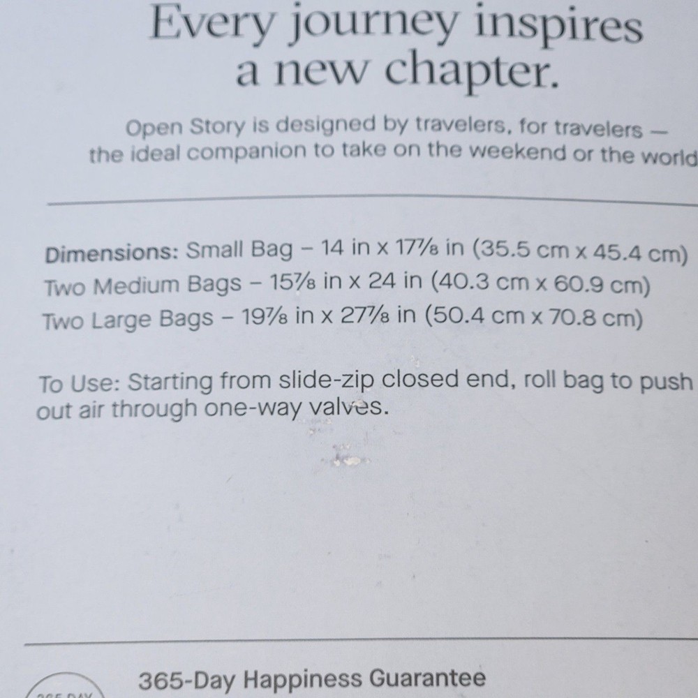 2 Pack Open Story 5-Piece Compression Bag Set