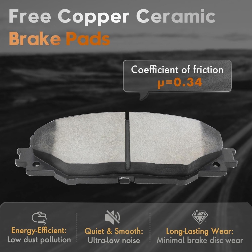 Front Brake Rotors Pads for Chevy Silverado 08