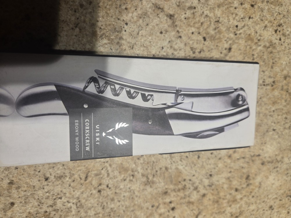 Viski Ebony Wood Corkscrew