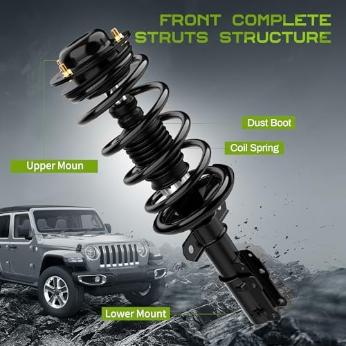 Front Complete Struts Shocks and Coil Spring Assembly 05-10 Cobalt front&rear