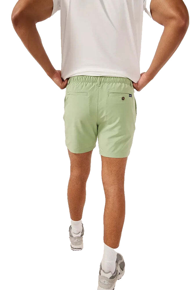 Chubbies Shorts The Basils Everywear 6" Performance Solid Green M Hidden Pocket
