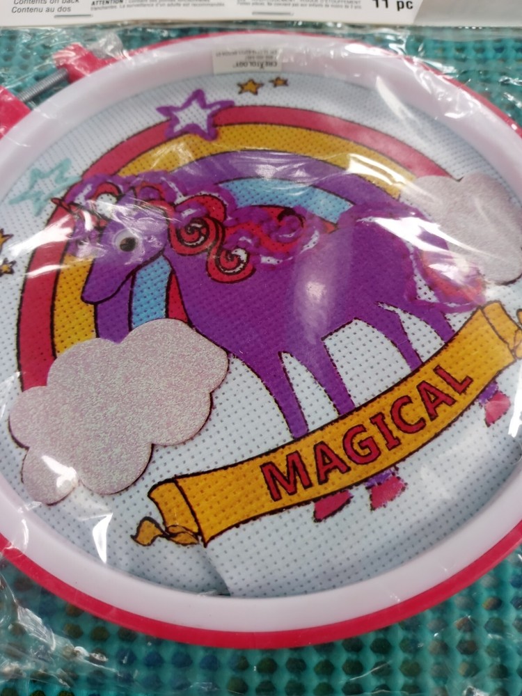 KIDS EMBROIDERY KITS UNICORN & DINOSAUR