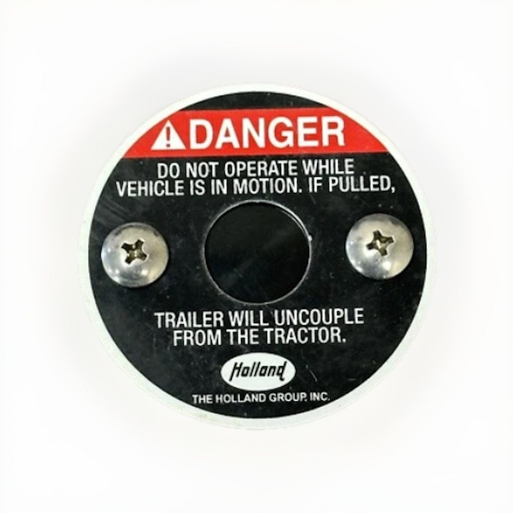 Holland Trailer Air Brake Valve Switch Assembly 2-Port, Spring Return Pushbutton