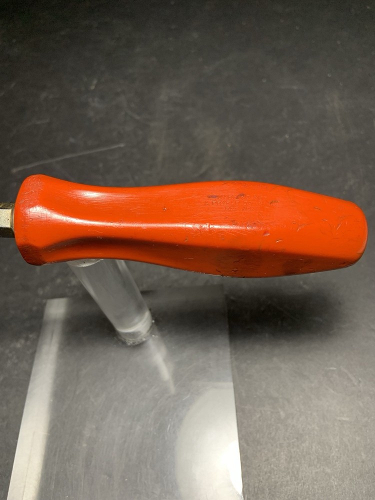 🇺🇸 🪛 Snap-on Tools Pre-Patent 1964 FIRE ENGINE RED Phillips Screwdriver RARE!
