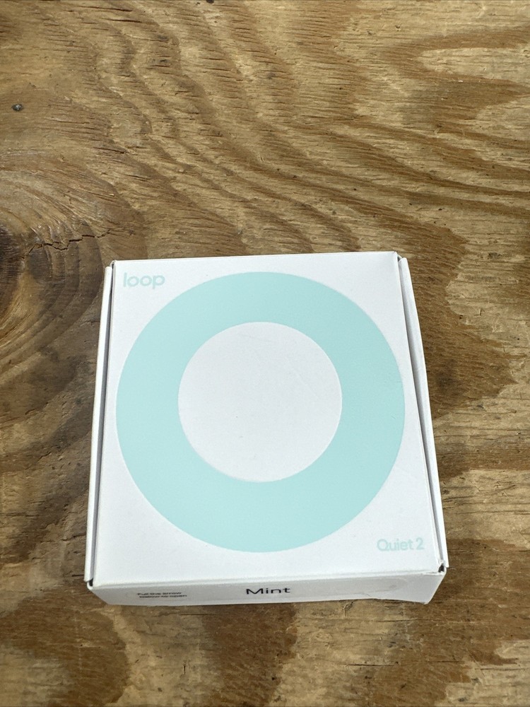 Loop Quiet 2 Ear Plugs Ultra Comfy Mint Color Open Box