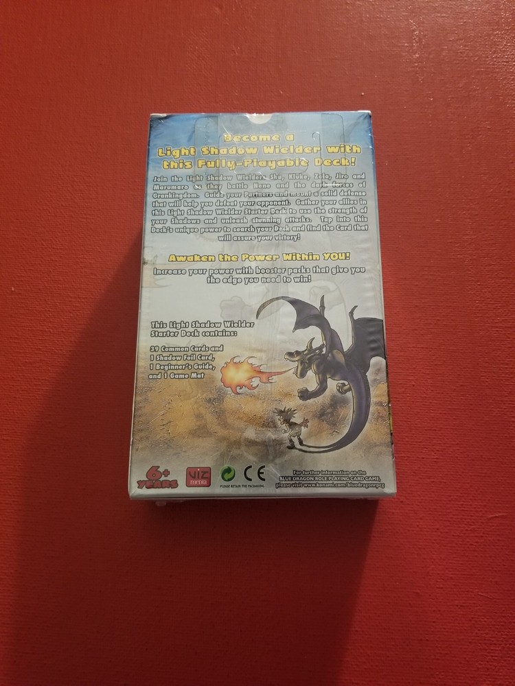 BLUE DRAGON ROLE PLAYING GAME LIGHT SHADOW WIELDERS STARTER DECK - SEALED