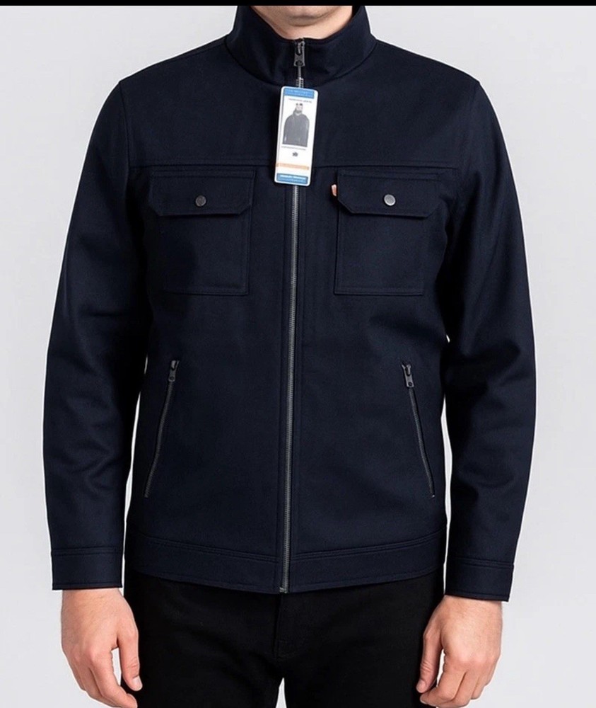 Levi's Men's Stand Collard Canvas Jacket