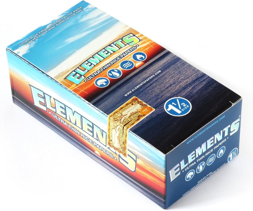 Elements Ultra Thin Papers 1 1/2 FULL Box 25/33ct