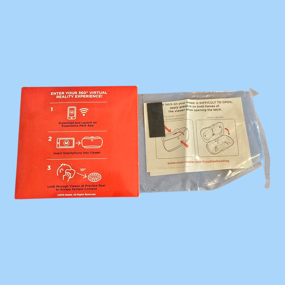 Mattel View Master Virtual Reality VR Starter Pack Headset