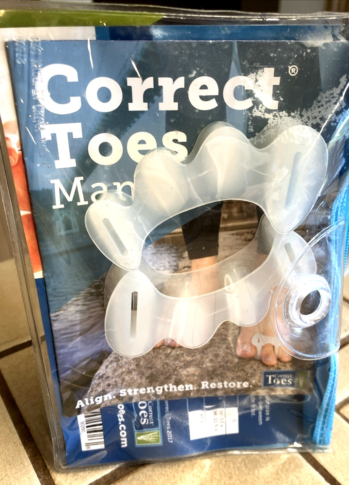 Genuine Correct Toes – Original Toe Spacers (X-Small, Clear)
