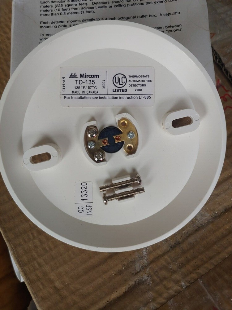 Mircom TD-135 Heat Detectors
