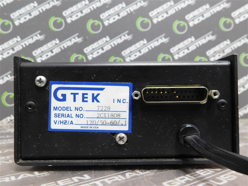 USED GTEK 7228 EPROM Programmer 120V 50/60 Hz .1 A