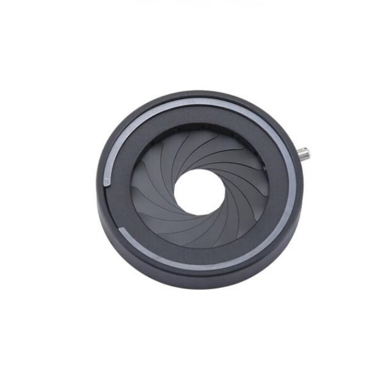 1.5-22mm Aperture Module Integrated Adjustable Iris Diaphragm Manual Condenser
