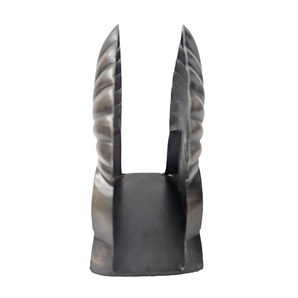 Solid Brass Letter Holder Entry Table Chateaucore Vintage Palmette Files Desktop