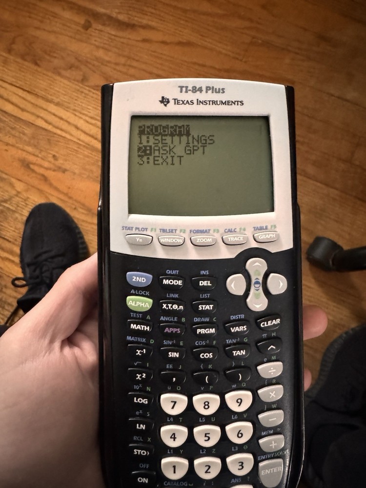 TI-84 Plus Smart Calculator – Modified w/ AI Chatbot Program