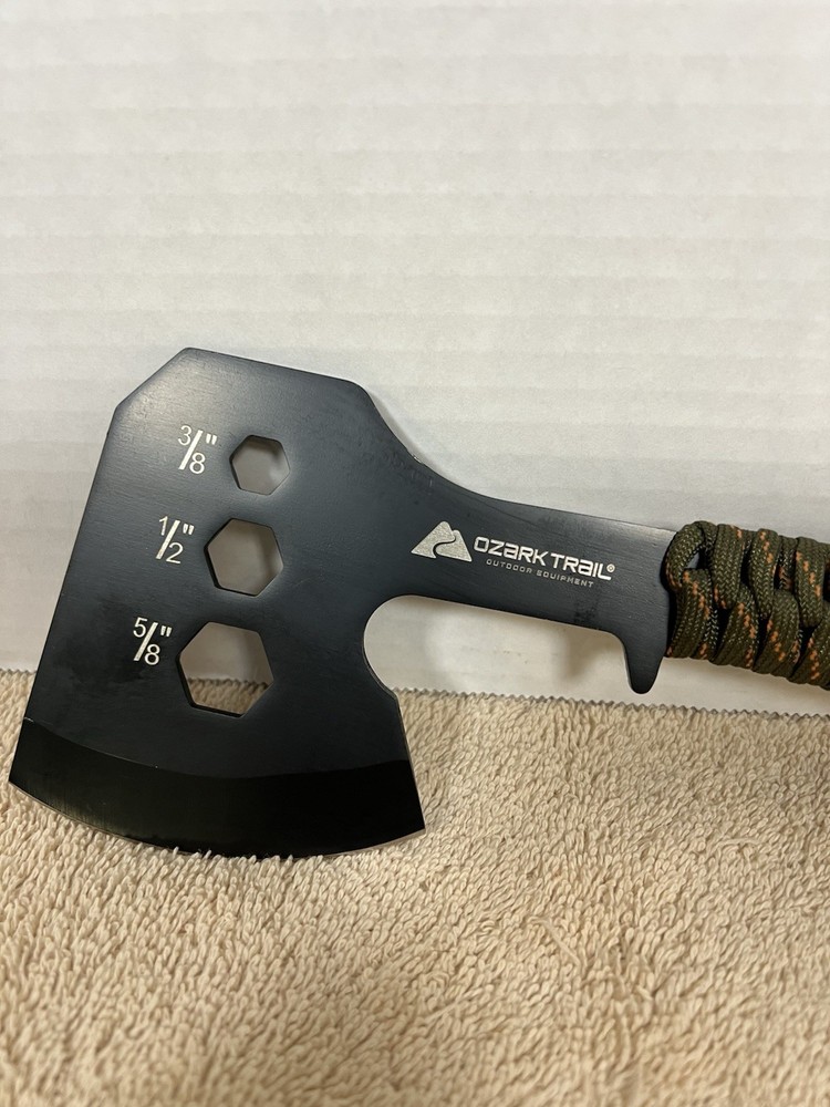 Ozark Trail Hatchet Axe with Paracord Wrapped Handle With Sheath