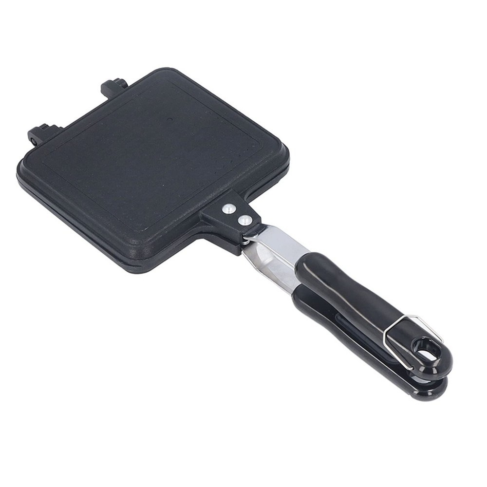 Sided Sandwiches Maker, Cast Iron Pie Maker with  Scalding Handle,2974