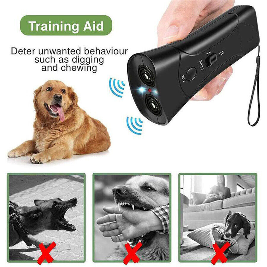 Ultrasonic Pet Dog Training Repeller Control Anti Barking Device Universal