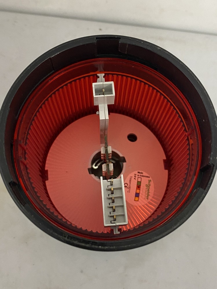 Schneider Electric XVBC2B4DB Red Stack Light Module 24 VDC Used