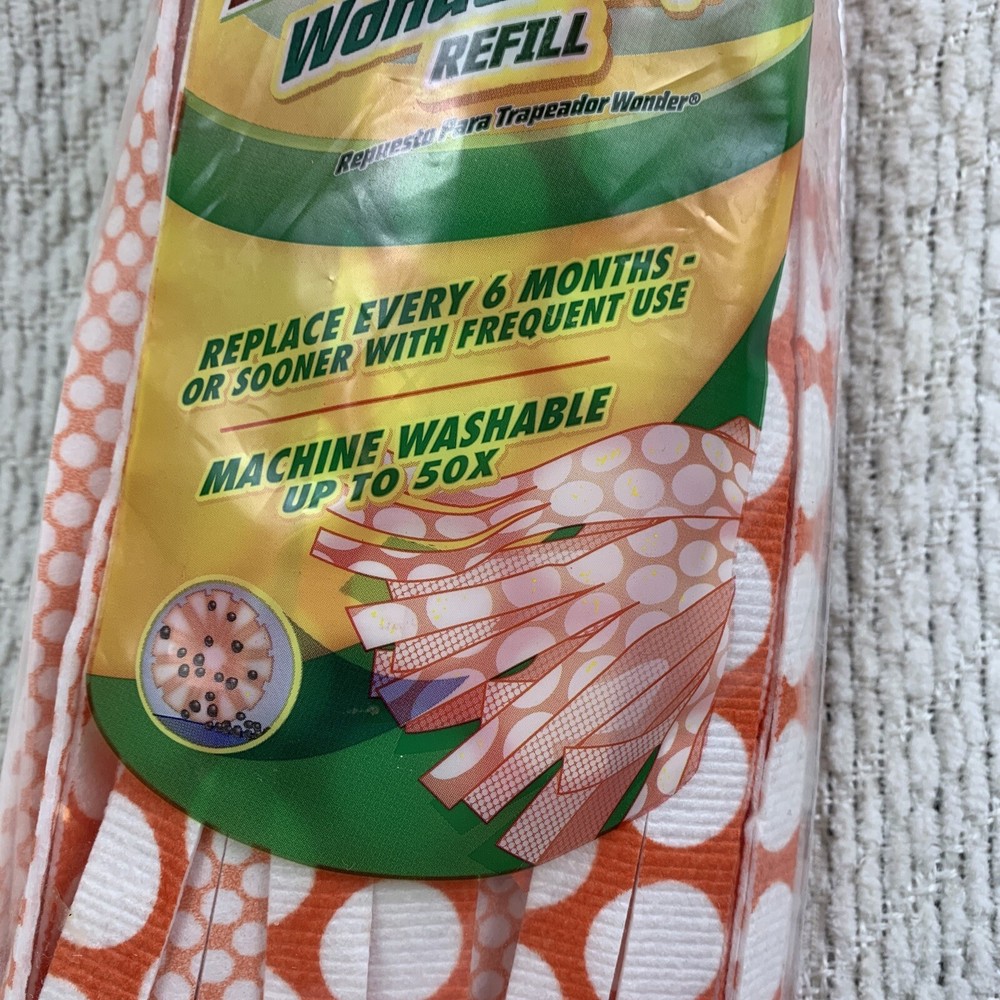 Libman Wonder Mop Refill Model 02001 Easy Change Machine Washable Refill New