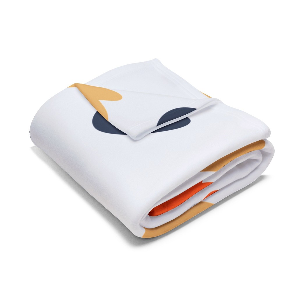 Halloween Hearts - Arctic Fleece Blanket - White