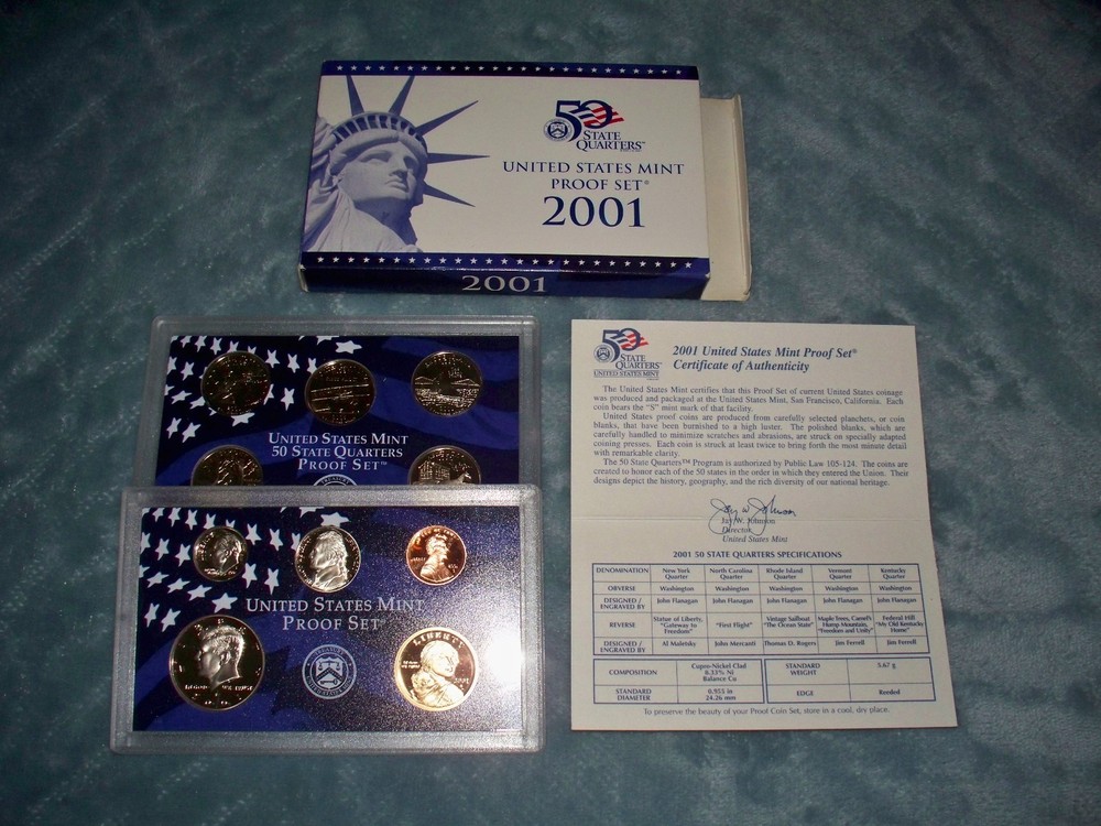 2001 US MINT Proof Set