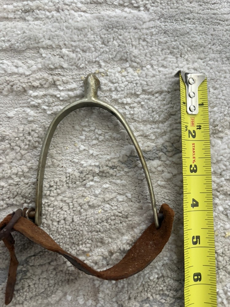 Vtg NEVER RUST England Riding Spurs & Leathers