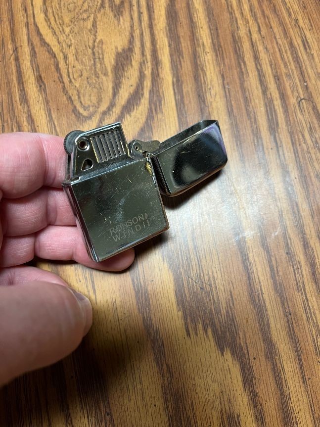 Ronson Wind II Working Chrome Windproof Lighter