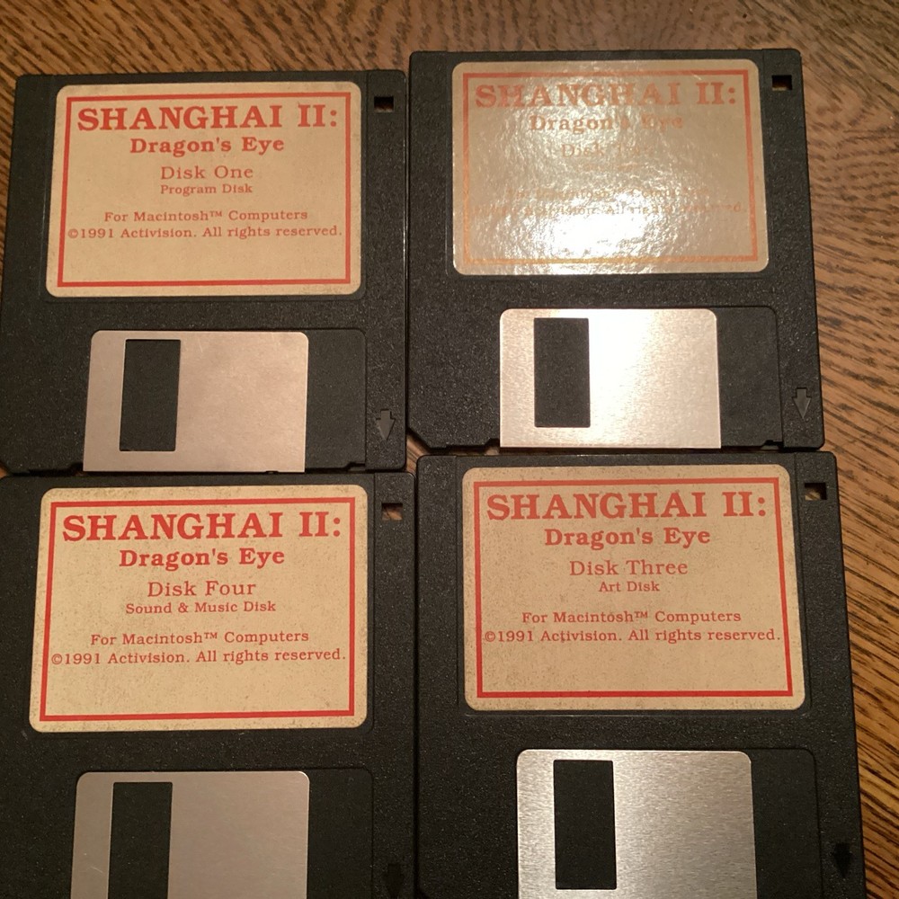 Vintage 3.5" Floppy Disk Lot - Office Software,Games, dictionary